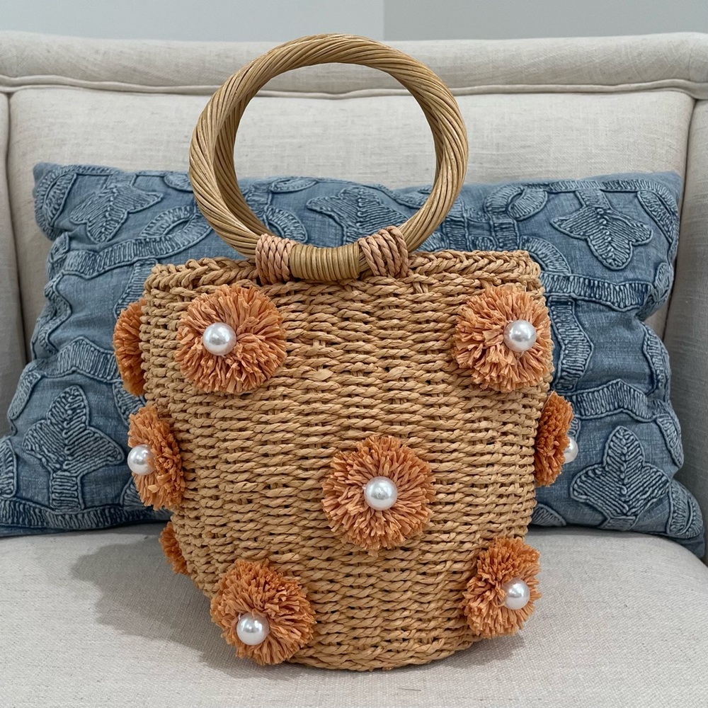 Show Me Your MuMu Elia Straw Bag NEW